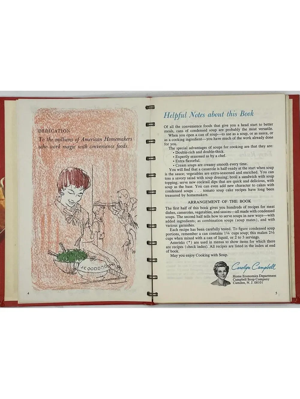 Vintage Campbell's Cooking with Soup Cookbook, 1960s Recipes